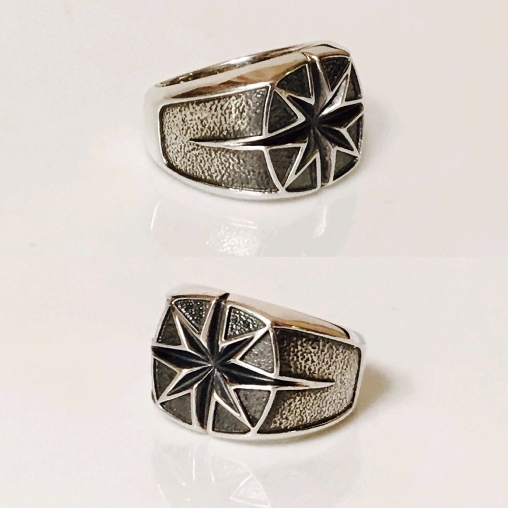 David Yurman Maritime North Star Signet Ring - Picture 2 of 8