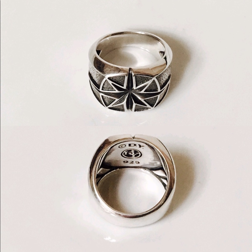 David Yurman Maritime North Star Signet Ring - Picture 4 of 8