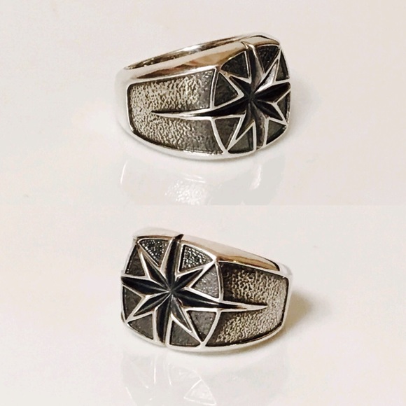 David Yurman Maritime North Star Signet Ring - Picture 2 of 8