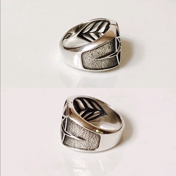 David Yurman Maritime North Star Signet Ring - Picture 3 of 8