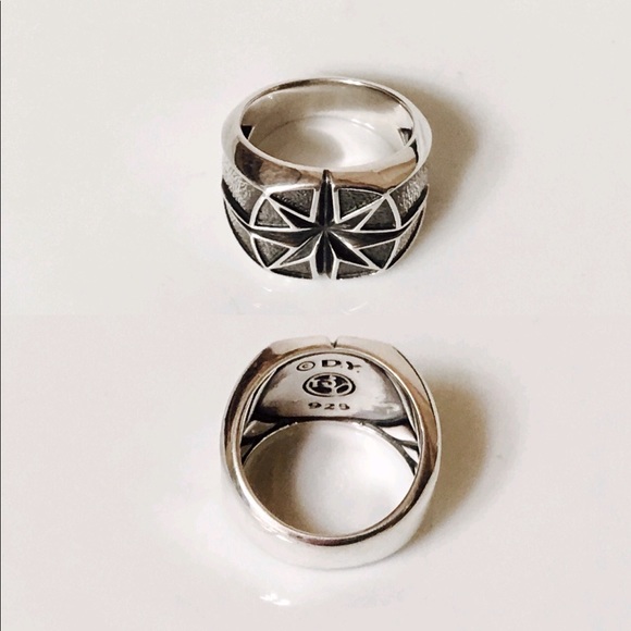 David Yurman Maritime North Star Signet Ring - Picture 4 of 8