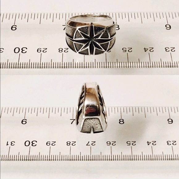 David Yurman Maritime North Star Signet Ring - Picture 5 of 8