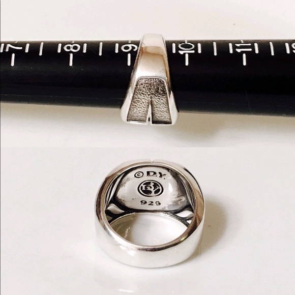 David Yurman Maritime North Star Signet Ring - Picture 6 of 8
