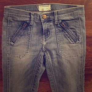 Current/Elliott The Moto Stiletto Jean in Apache