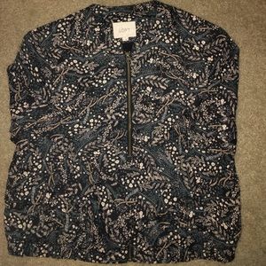 LOFT Floral Bomber