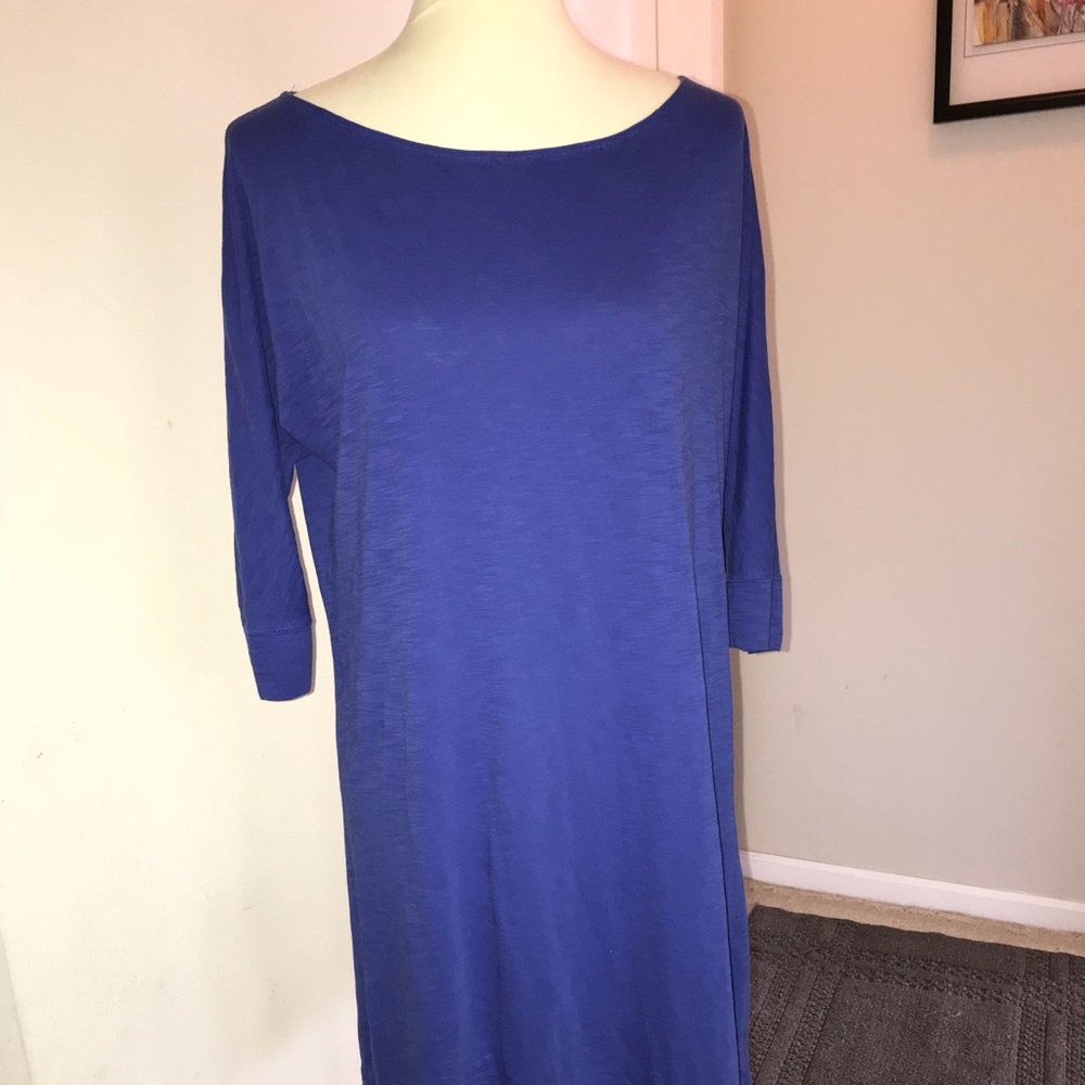 Blue “Cassie Slub” boat neck Lilly Pulitzer