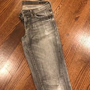 EUC Citizens of Humanity distressed gray Jean