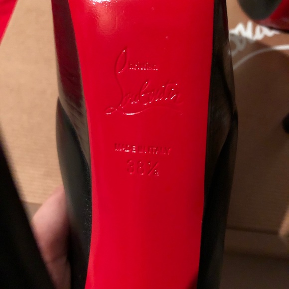 Christian Louboutin Victoria 160 Black Heels - Picture 6 of 8