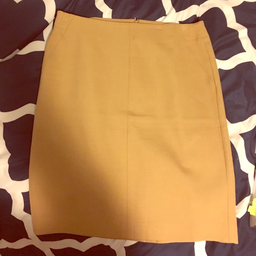 Loft, size 14, khaki pencil skirt