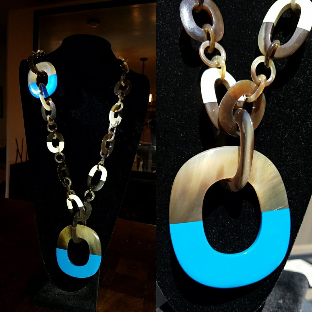 Buffalo Horn Necklace!