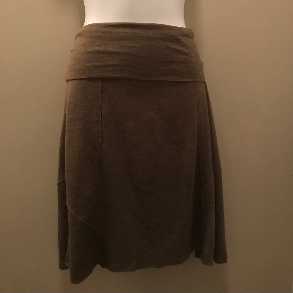 Prana A-Line Raw Finished Skirt