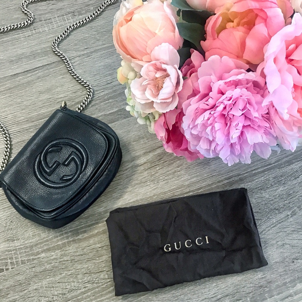 Gucci Soho Leather Chain Crossbody