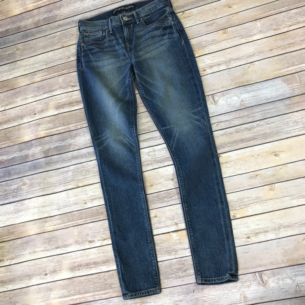 Express Legging Mid Rise Jeans Size 2R(2 Regular)