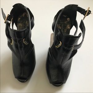 Michael Antonio Peep Toe Booties