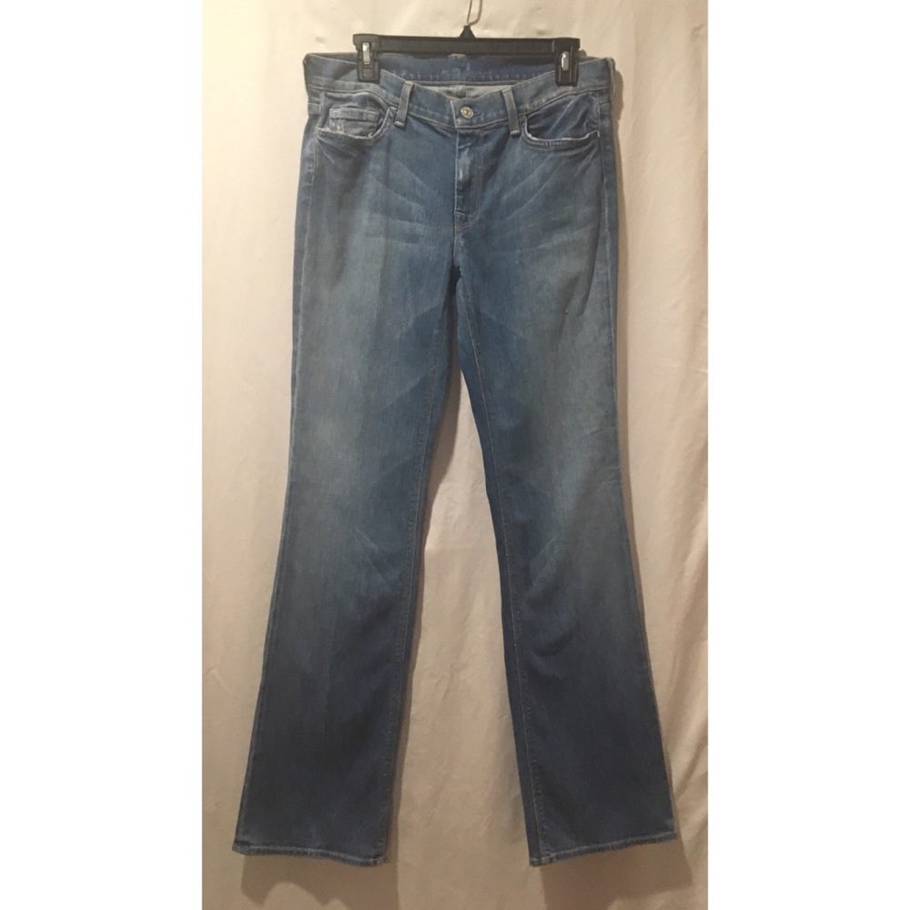 7 Jeans-High Waist Bootcut New Amsterdam Blue Jean