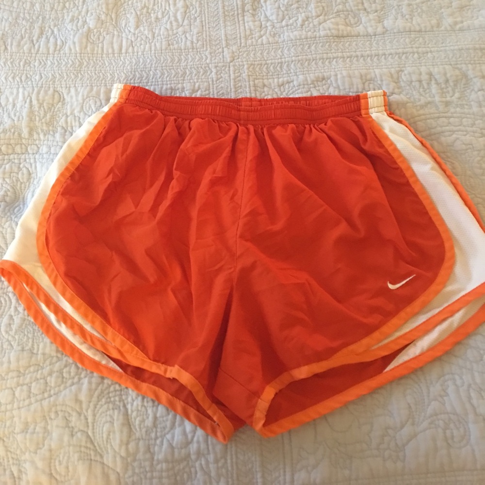 Classic Orange Nike Dryfit Running Shorts