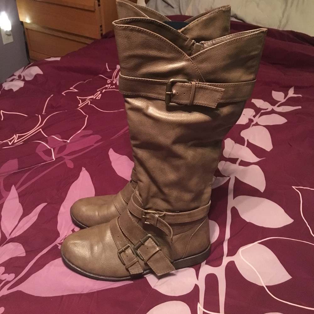 Just Fab Wide Calf Boots