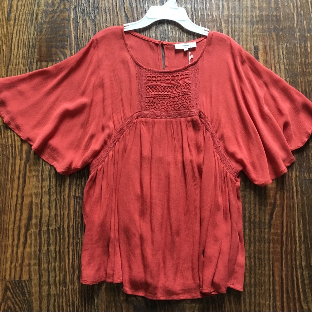 Peplum style top