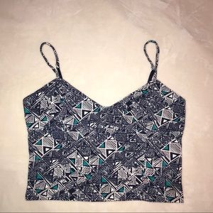 Aeropostale Patterned Crop Top