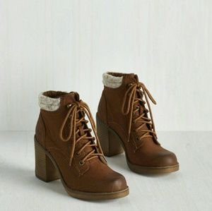 Modcloth / rocket dog heeled boots