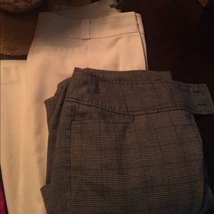 2 PAIRS Ann Taylor& lane Bryant size 16 pants!