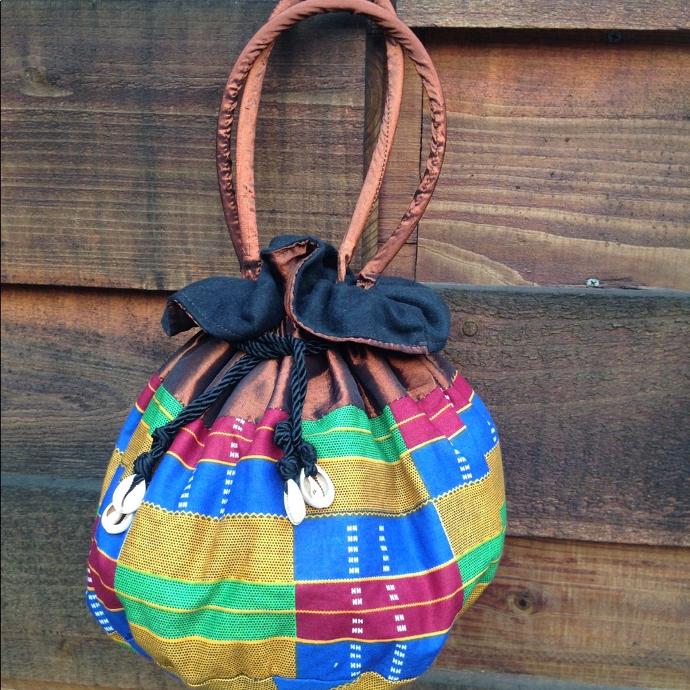 NWOT. African Print Hobo Purse