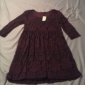 Plum, size medium dress