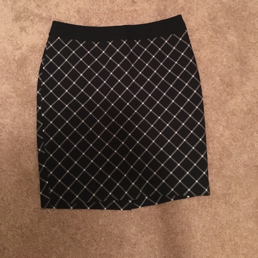 Plaid, pencil skirt, size 12