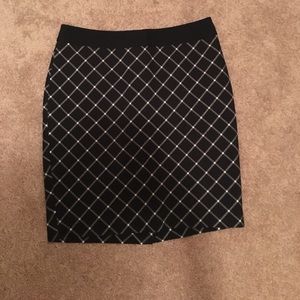 Plaid, pencil skirt, size 12