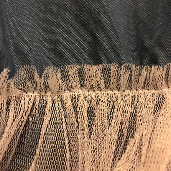 Girls Dress with Floral / Tulle Tiered Ruffles - Picture 6 of 7