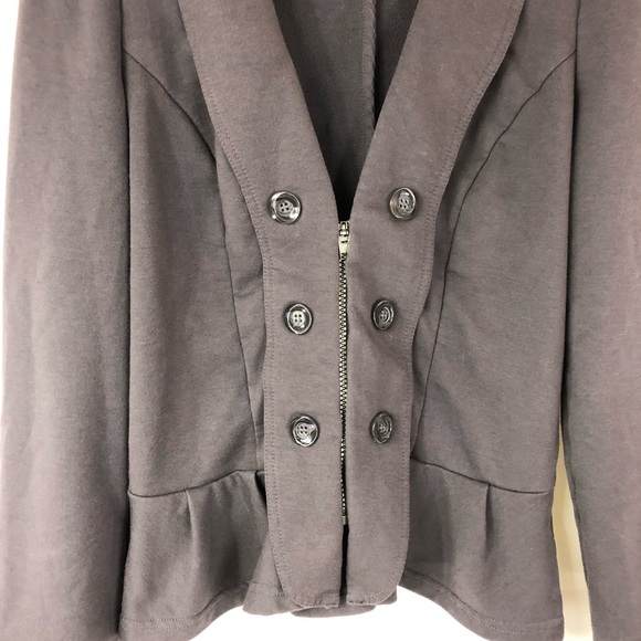 Ami Sanzuri Double Breasted Zip Jacket Size M - Picture 3 of 7