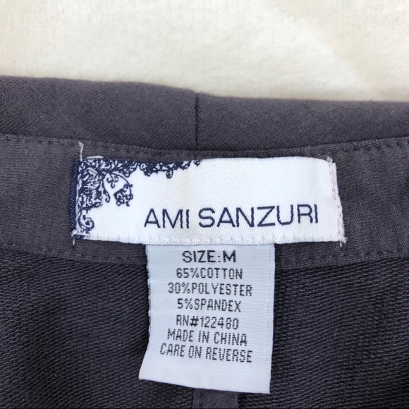Ami Sanzuri Double Breasted Zip Jacket Size M - Picture 4 of 7
