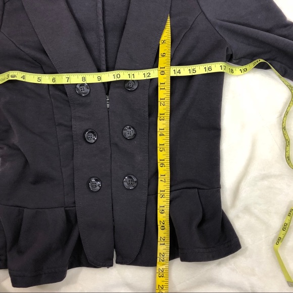 Ami Sanzuri Double Breasted Zip Jacket Size M - Picture 6 of 7