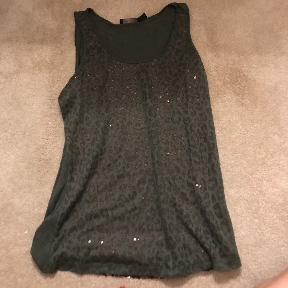 Sparkly tank top