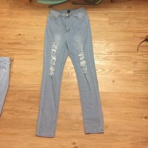 Size 13 Fashion Nova Jeans, High waisted