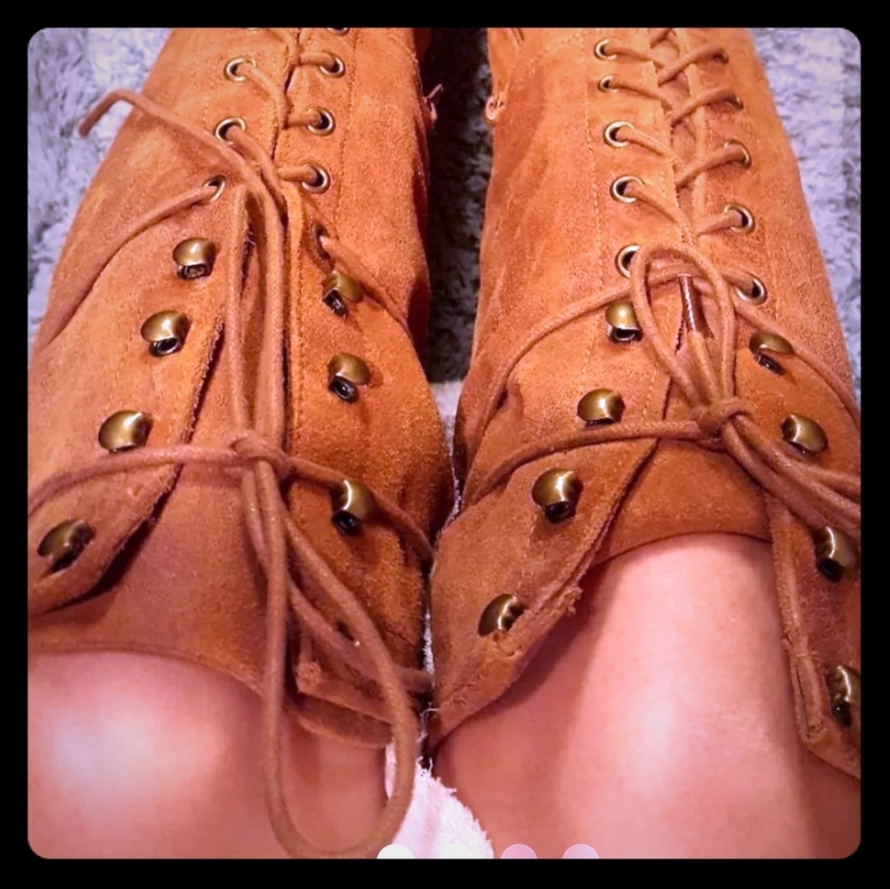 New Jeffrey Campbell 4 Free People Joe Laceup Boot