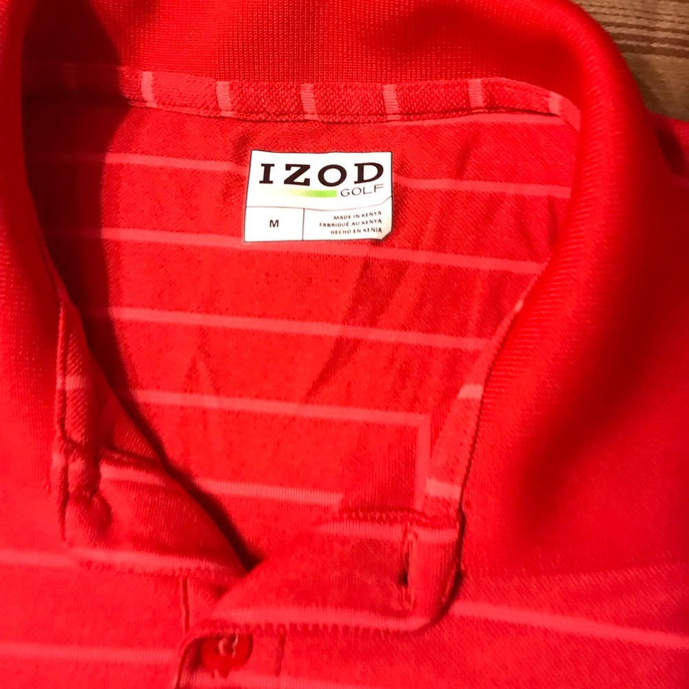 Men’s. Izod red shirt