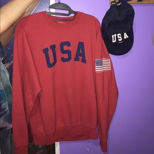 Brandy Melville red USA sweater