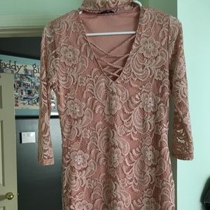 Blush Party Dress - Size Medium