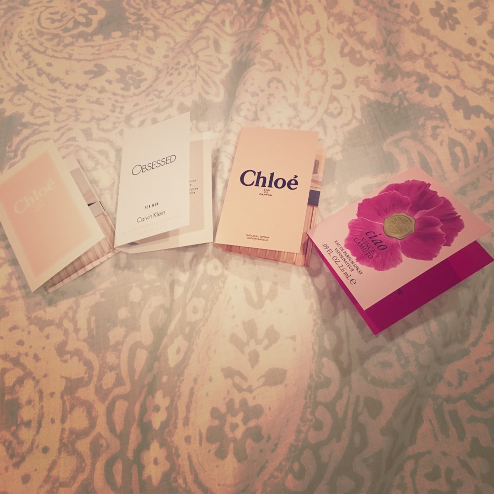 Travel sized perfumes