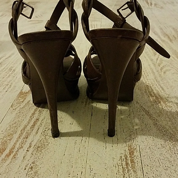 YSL tribute t-strap  platform sandal - Picture 4 of 7