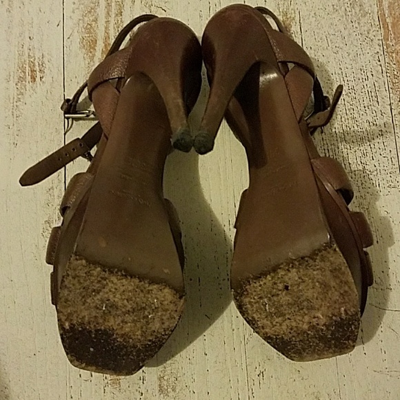 YSL tribute t-strap  platform sandal - Picture 5 of 7