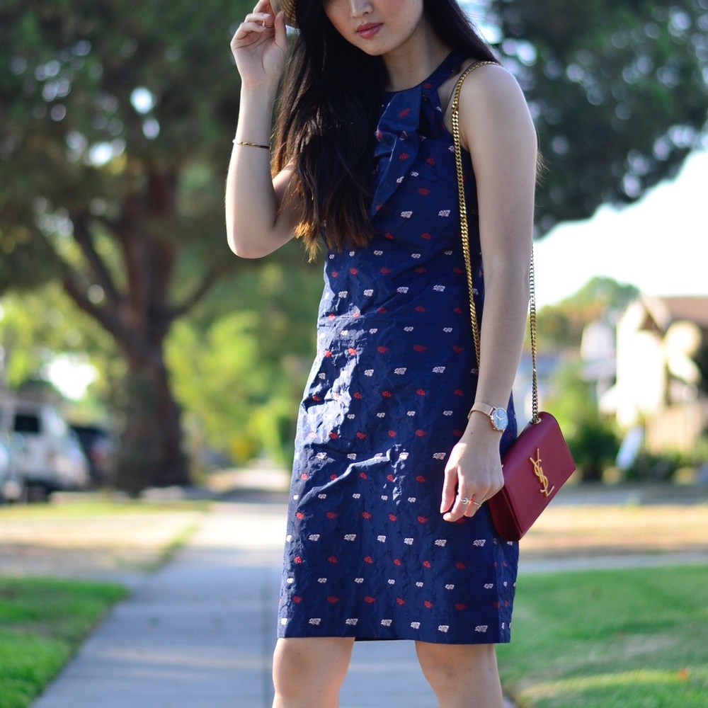 NWT Banana Republic Sleeveless Dress with Bow