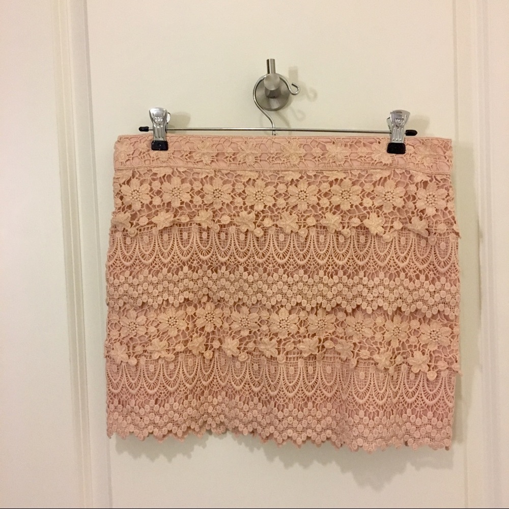 American Eagle Lace Mini Skirt