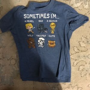 Blue Star Wars shirt
