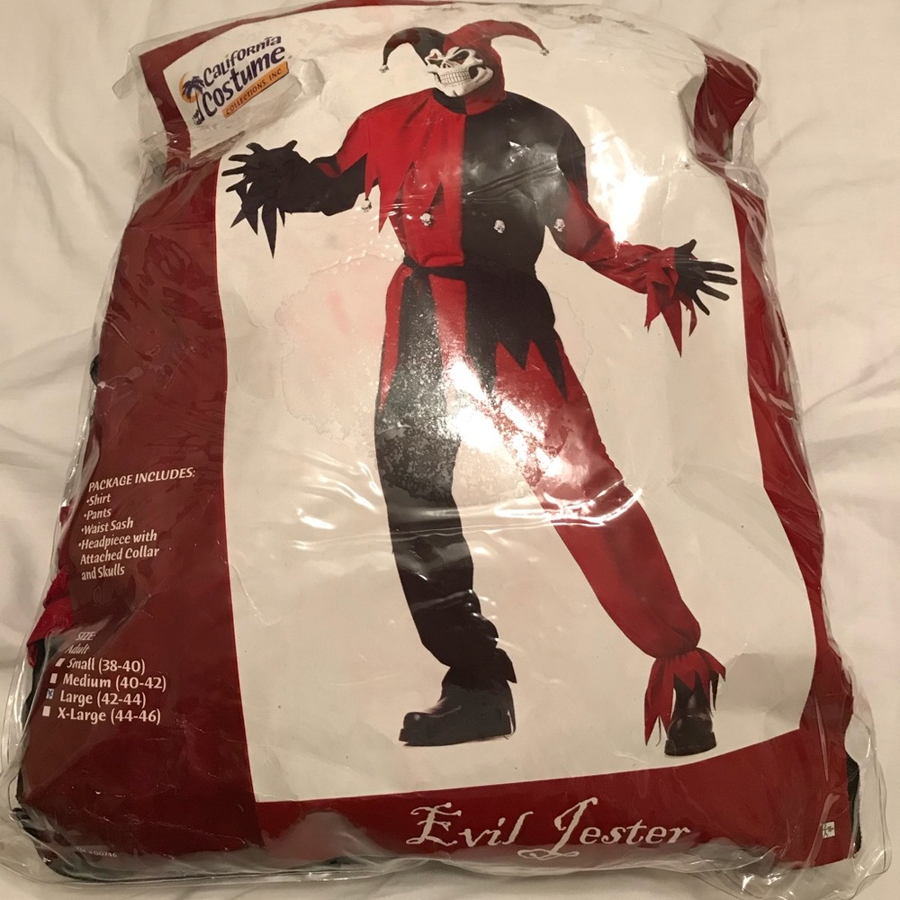 Men’s Evil Jester Costume