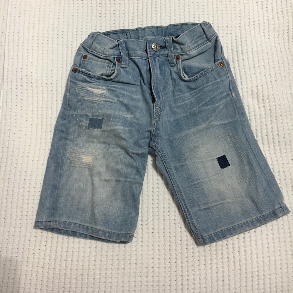 Distressed Boys Jean Shorts