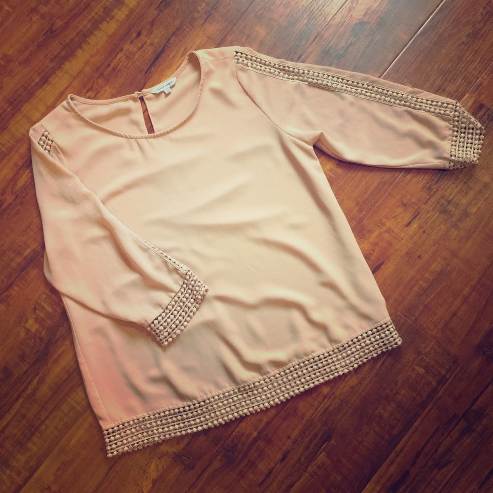 Naked Zebra Ivory Blouse
