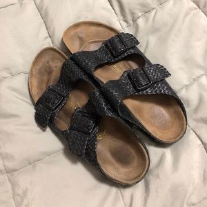 Braided Leather Birkenstocks