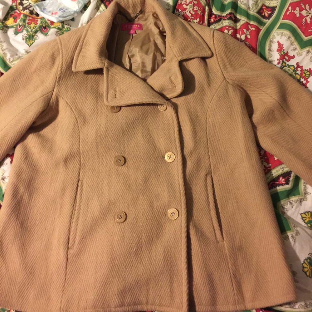 Wool Maternity Pea Coat